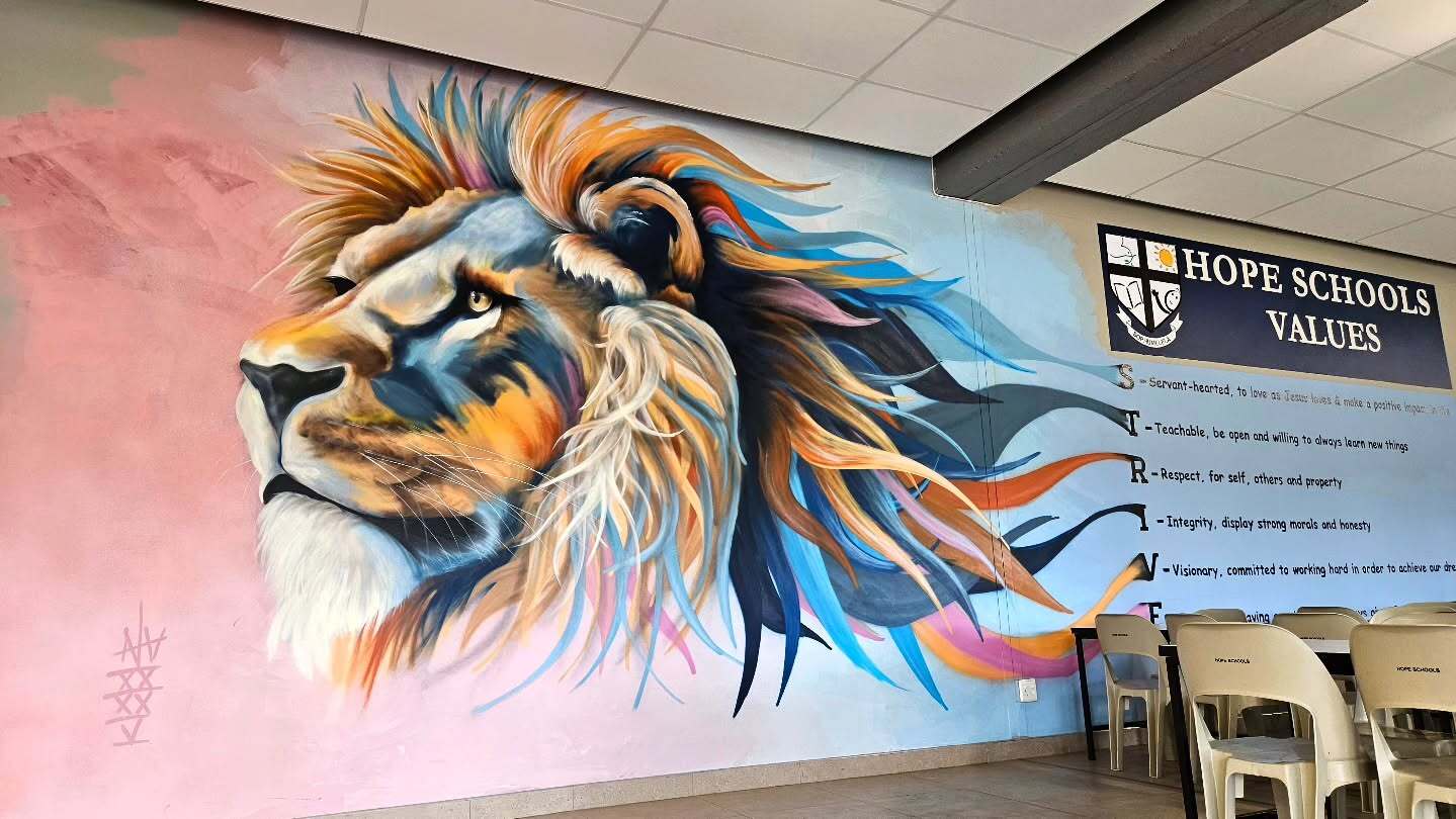 Lion Mural