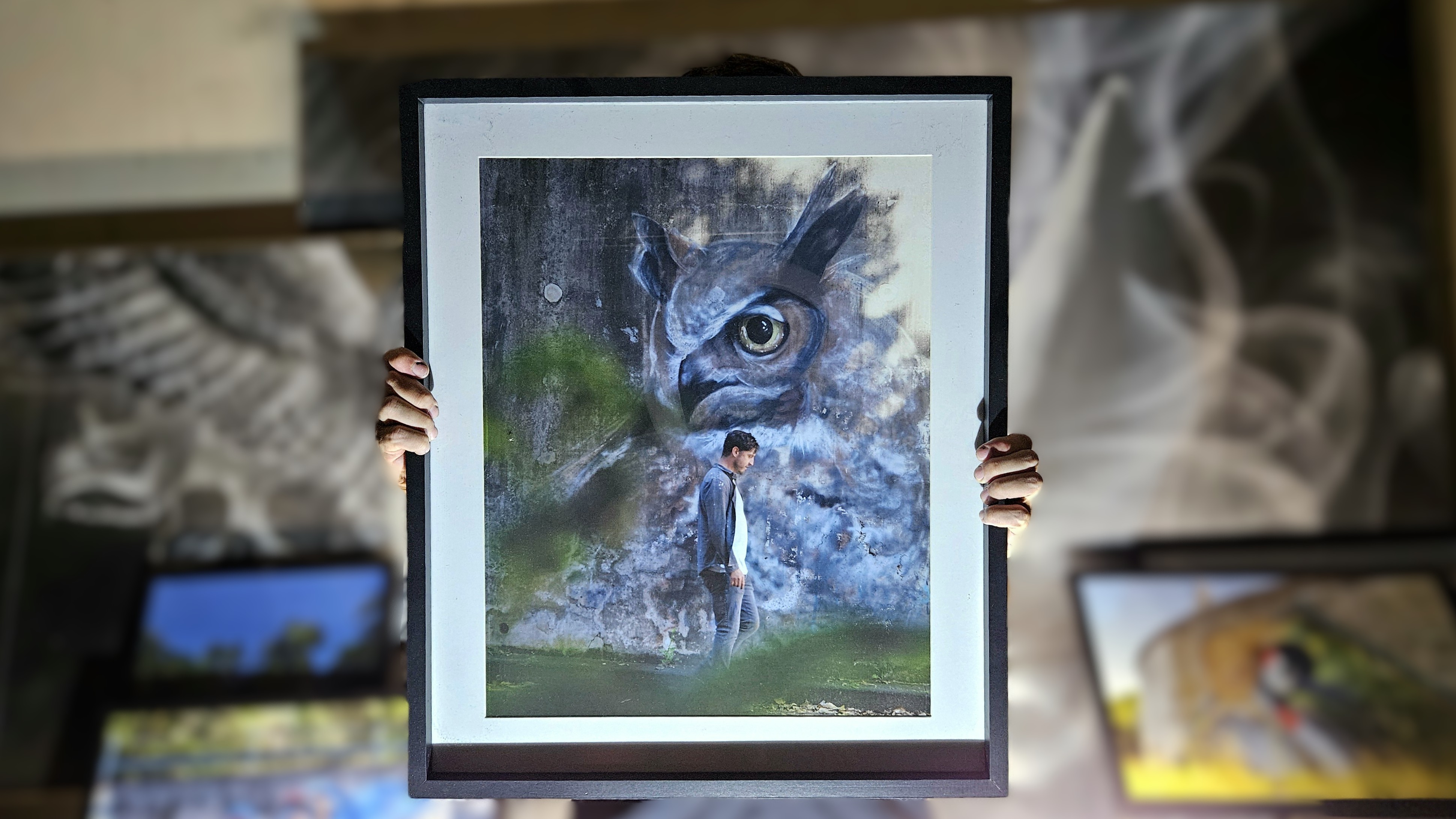 OWL MURAL PRINT #1